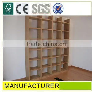 Modern Cheap White Melamine MDF Wood Office Bookshelf thumbnail-1