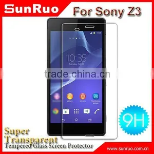 Hot Sale!! Tempered Glass Screen Protector for Xperia Z3, for Sony z3 Tempered Glass Screen Protector thumbnail-2