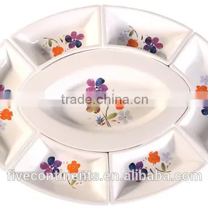 Italy Romantic Ceramic Combinatted Plates Set thumbnail-1