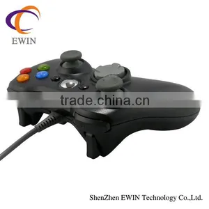 Black Wired USB Game Pad Controller for Microsoft Xbox 360 thumbnail-4