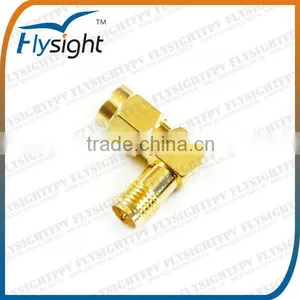 LAA01 7gram 90 Degree Wireless Male/Female Antenna Adapter Connector thumbnail-1