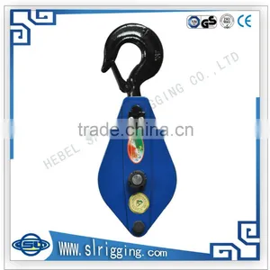 Lifting New Design Heavy High Quality Steel Sheaves Swivel Hook Pulley thumbnail-1