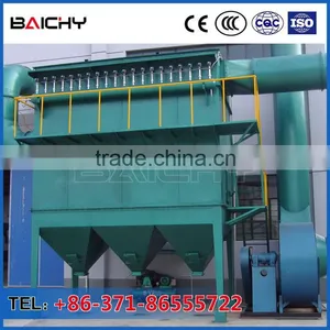 Gas Box Pulse Bag House Induction Furnace Dust Collector for Cement Plant With Low Price thumbnail-2