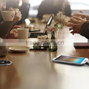 Wireless Charging Pad Ultra Slim Sleep-friendly qi Wireless Charger qi Wireless Charging Pad for Samsung Galaxy S7 thumbnail-4