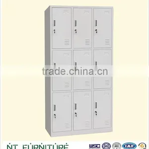 Beige Color 9 Doors Steel Locker/metal Bedroom Locker thumbnail-1