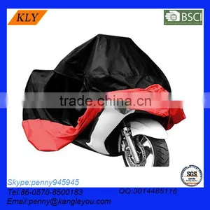Easily Carried Customized Black Red Waterproof Motorcycle Cover thumbnail-2
