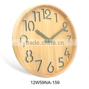 12 Inch Novelty Wooden Art Funky Wall Clocks(12W59NA-160) thumbnail-2