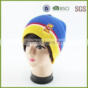 Unisex Adults Knitted Custom Acrylic Beanie thumbnail-2