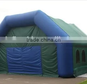 Large Size Blue Green Inflatable Garage Tent thumbnail-3