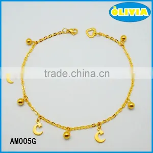 Olivia Jewelry Hot New Body Jewelry Stainless Steel 18k Gold Anklet For Girls thumbnail-4