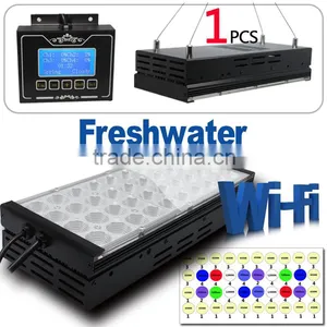 Led Lamp Aquarium With Fresh Water Wifi Controller Freshwater in LED Aquarium Lights 60cm 24inch Weather Simulation thumbnail-1