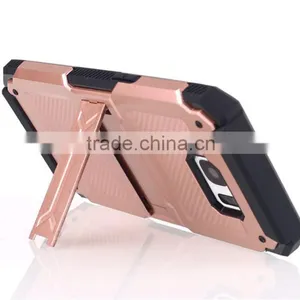 Newest 2 in 1 Hybird TPU+PC Hard Back Cover Case for IPhone 6 6s 6s Plus Samsung S7 S7 Edge Note 7 Armor Shockproof Cases thumbnail-3