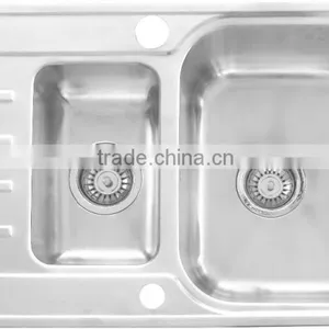 Yacht,Boat,Train and Public Mobile Toilet Used Stainless Steel Washing Basin Kitchen Sink Round Shape With Drain Board GR-Y520 thumbnail-5