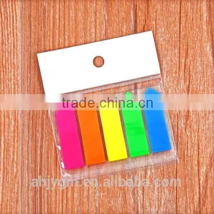 Boat Shape PET Film Color Adhesive Index Marker/Sticky Notes thumbnail-1