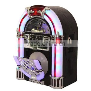 Desktop Vintage Radio Jukebox With cd Mp3 Player / Built in Bluetooth Speaker thumbnail-4