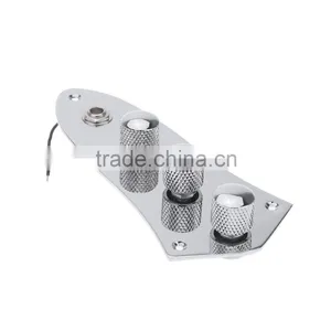 Wired Switch Control Plate Assembly Knobs Pots Loaded M511 Chrome Plated With 3 Screws thumbnail-4