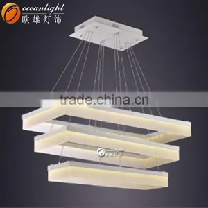 Acrylic Circle Lights Pendant Circle Chandelier Modern LED Lights OXD9019-D40+60+80W thumbnail-6