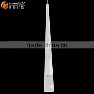 Modern Chandelier LED Acrylic Pendant Light Chrome Electroplate Light OXD9030-3W thumbnail-6