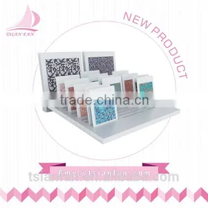 Mosaic Tile and Mable Stone Iron Display Rack in Showroom thumbnail-1