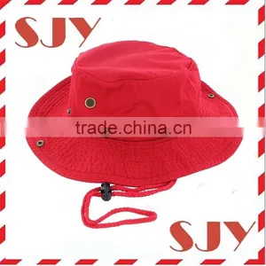 Mens Summer String Safari Hat Cap Wholesale Bucket Hat thumbnail-2