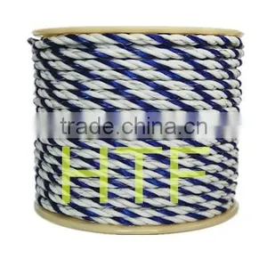 Conductive Electric Fence Poly Rope With HDPE and Stainless Steel Wire thumbnail-2