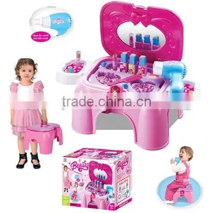 Girl Dressing Table Dresser Make up Table Toy With Music and Light TA14120006 thumbnail-1