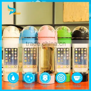 Wholesale Cheap Custom Color Empty Unique Foldable Silicone Sports Glass Water Bottle thumbnail-1