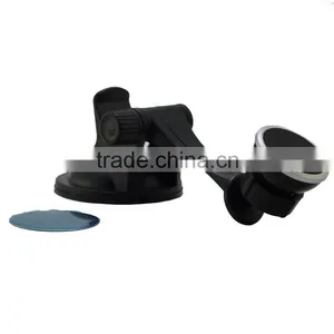 Hands Free Universal Magnetic Mobile Phone Holder Car Windshield Mount Fully Adjustable Bracket for 3-5.7inch Cell Phone GPS PDA thumbnail-2