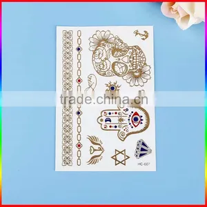 Custom Flash Metallic Temporary Tattoos,tattoo Sticker thumbnail-2