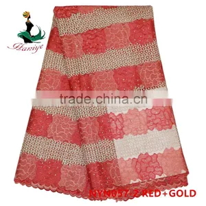 2016 Haniye High Quality Fashion African Tulle Lace Fabric/tulle Lace French Net Lace/NYN57 thumbnail-3