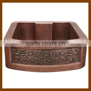 Undermount Porcelain Kitchen Sink Cheap Copper Kitchen Sinks thumbnail-1
