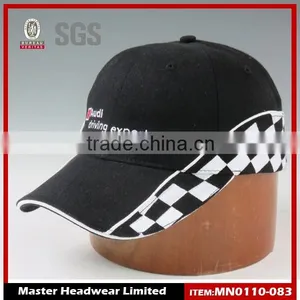 Audi 6 Panel 100% Cotton Baseball Promotioncap With Embroidery thumbnail-1