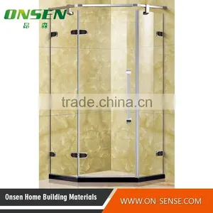 Waterproof Edge Shower Cabin Stainless Steel Shower Enclosure With Tempered Glass thumbnail-2