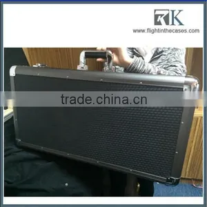 Silver Custom Aluminum Laptop Carrying Case For Women With Metal Lock thumbnail-6