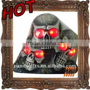 20 Inch Standing Light up Skull Plaque thumbnail-1