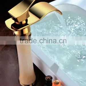 2014 New Design Waterfall Faucet for Basin,Aureate Faucet,golden Faucet thumbnail-3