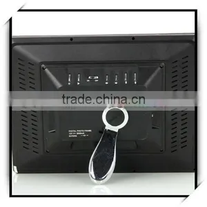 High Resolution 12.1" Ratent LCD China Wholesale Digital Photo Frame Black thumbnail-3