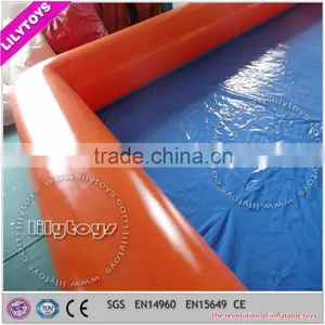 Orange Rectangular Above Ground Swimming Pool/pool Inflatable/pool for Hot Sale thumbnail-2