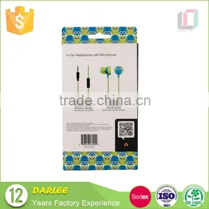 Recyclable Embossing in Ear Headphone Packaging Box With Clear Window thumbnail-4