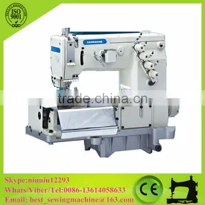 Double Needle Flat-bed Making Belt Loop Sewing Machine With Front Fabric Butter(the Width of Belt Loop)CS-2001C thumbnail-1