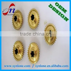 OEM Brass Copper Precision Casting Gear Parts thumbnail-4