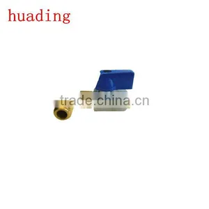 1/4" 3/8" 1/2" Npt Bspt Male Brass Mini Ball Valve thumbnail-5