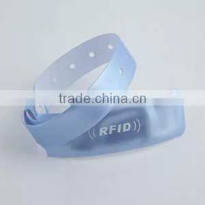 Adjustable One-time Use NFC Wristband PVC RFID Bracelet thumbnail-6