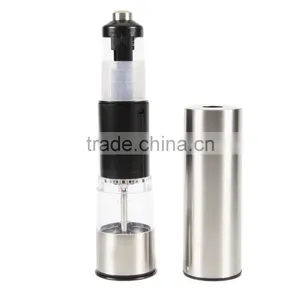 Automatic Stainless Steel Battery Operated Salt or Pepper Mill and Grinder thumbnail-3