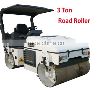 3 Ton Double Drum Hydraulic Vibratory Road Roller for Sale thumbnail-1