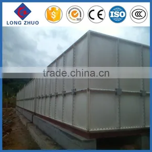 Horizontal Plastic Water Storage Tank/SMC Drinking Water Tank/FRP/GRP Pressure Storage Water Tank thumbnail-2