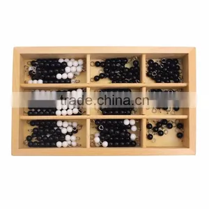 Early Learning Math Toy Montessori Wooden Toy Beads thumbnail-3