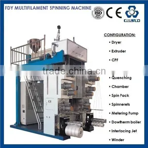 FDY YARN SPINNING MACHINE, PET/PP/PA FILAMENT SPINNING PLANT, FDY YARN SPINNING PRODUCTION LINE thumbnail-2