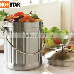 Stainless Steel Compost Bucket thumbnail-1