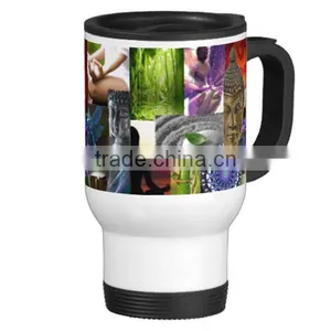 Stainless Steel Sublimation Travel Mug thumbnail-2